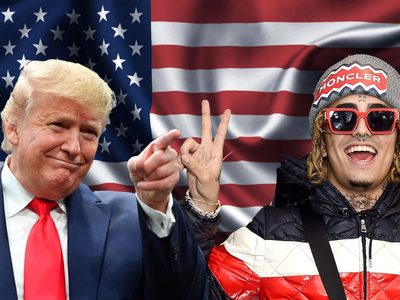 Uno menos para Biden: Lil Pump pidió votar por Donald Trump con esta polémica excusa