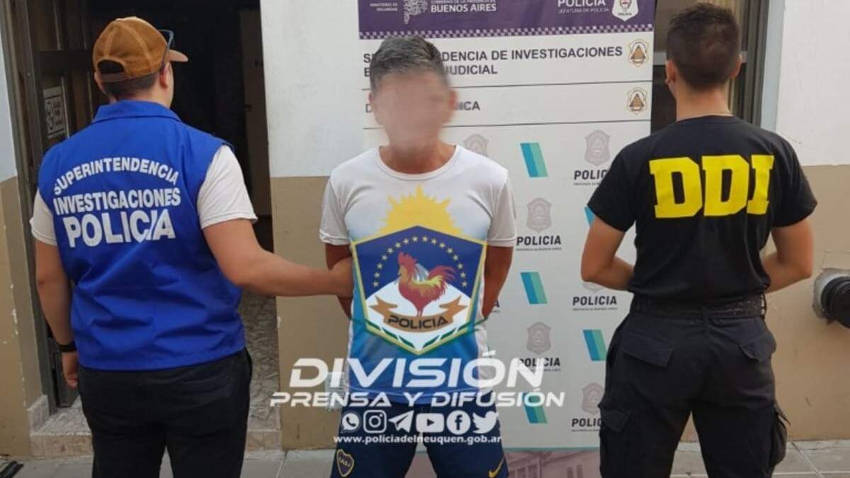 Prófugo capturado en Punta Alta. Fuente: (Prensa Policía)
