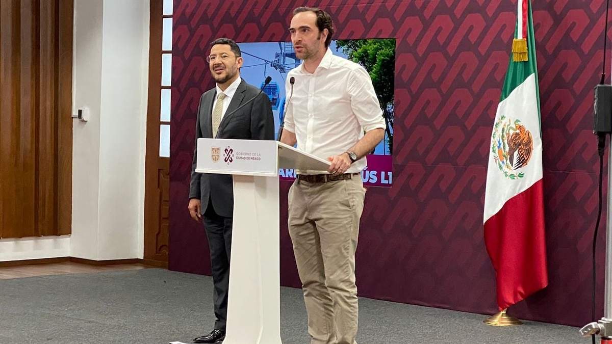 Andrés Lajous y el jefe de Gobierno, Martí Batres