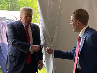 Trump reitera acusaciones de fraude en elecciones, durante un mitin en Ohio