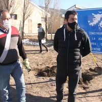 Zapala: el predio de los Veteranos de Guerra va tomando forma y color