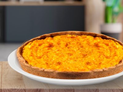 Tarta de calabaza y cebolla caramelizada: la receta que es un festín para todos tus sentidos