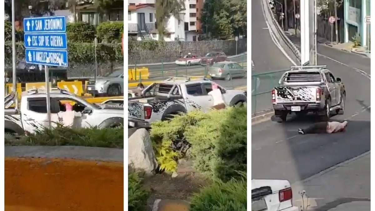 Al escapar, el conductor de la camioneta también embistió el auto en el que viajaban menores de edad.