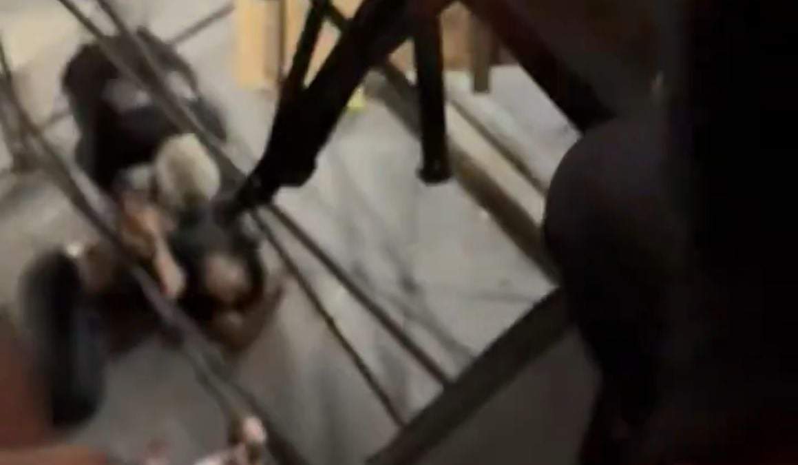 Imagen del video que circuló en redes