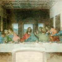 Descubren trazos de Da Vinci en réplica belga de "La última cena"