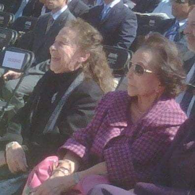 La senadora Ifigenia Martínez junto a Rosario Ibarra de Piedra