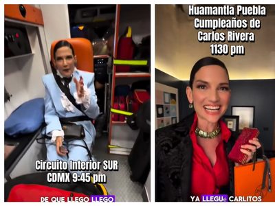 Critican a la cantante Natalia Jiménez por usar ambulancia para evitar el tráfico (Video)