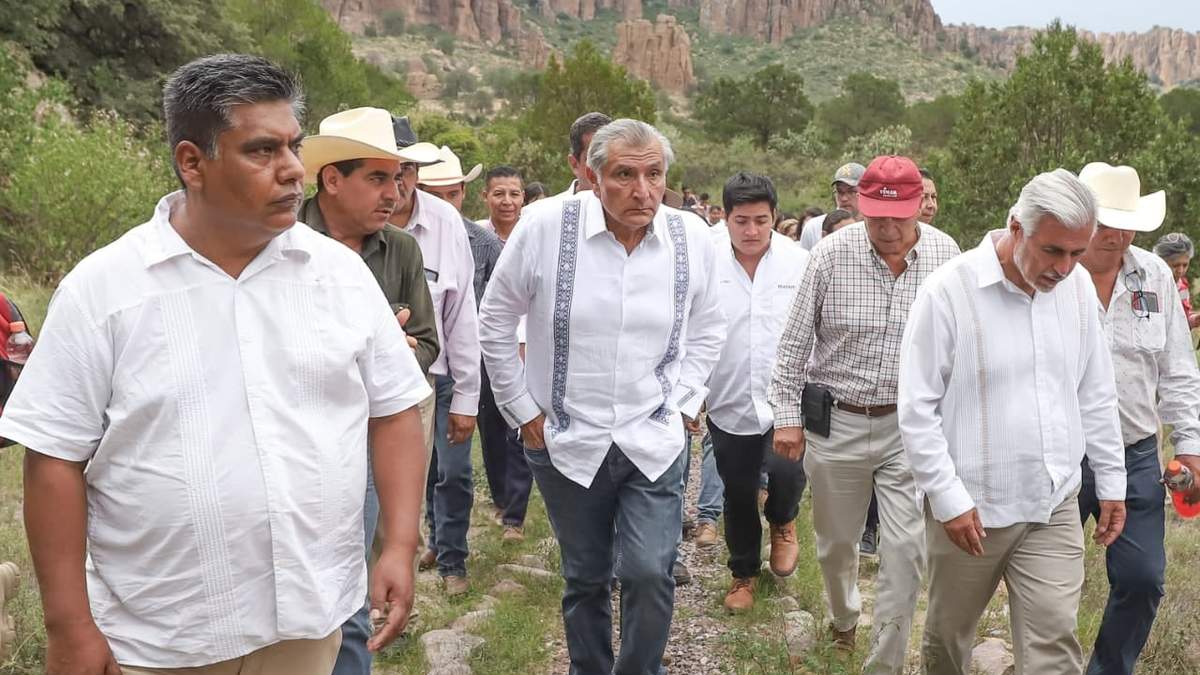Adán Augusto López Hernández de gira por Zacatecas