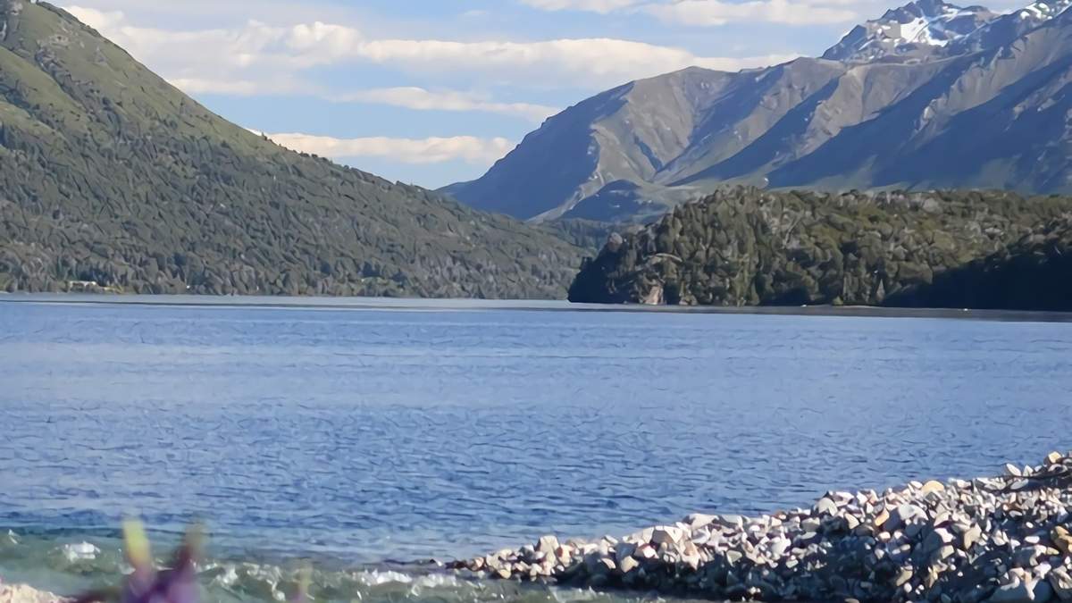 Lago Mascardi. Fuente: (Twitter)