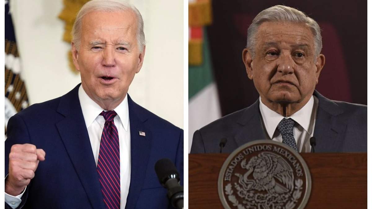 Los presidentes Joe Biden y Andrés Manuel López Obrador