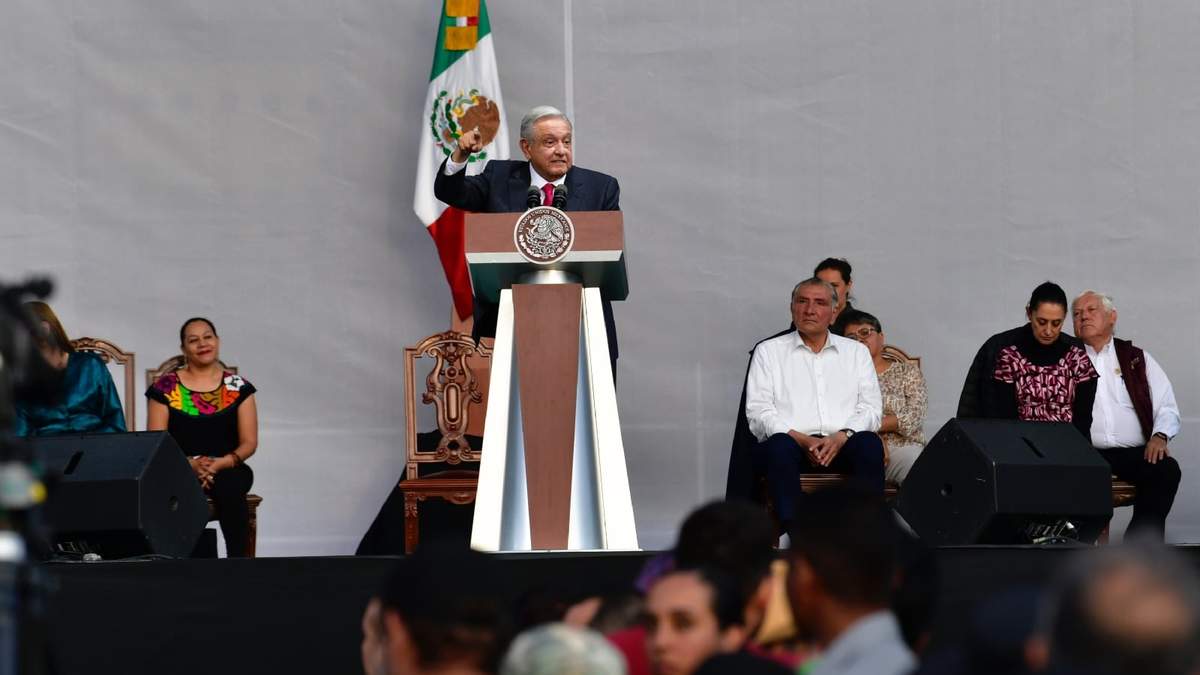 El presidente en Palacio Nacional