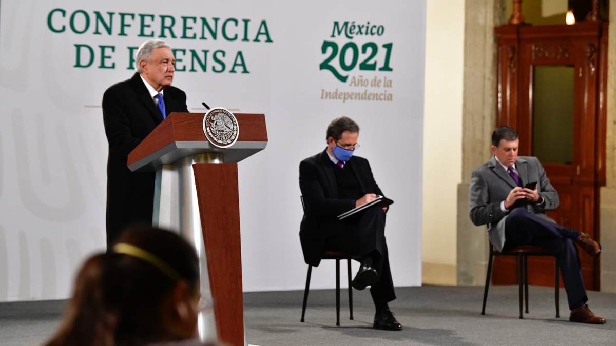 López Obrador en su conferencia de prensa matutina