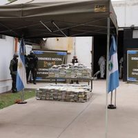 Patricia Bullrich presentó el escuadrón Antipiquetes y quemó 783 kilos de cocaína