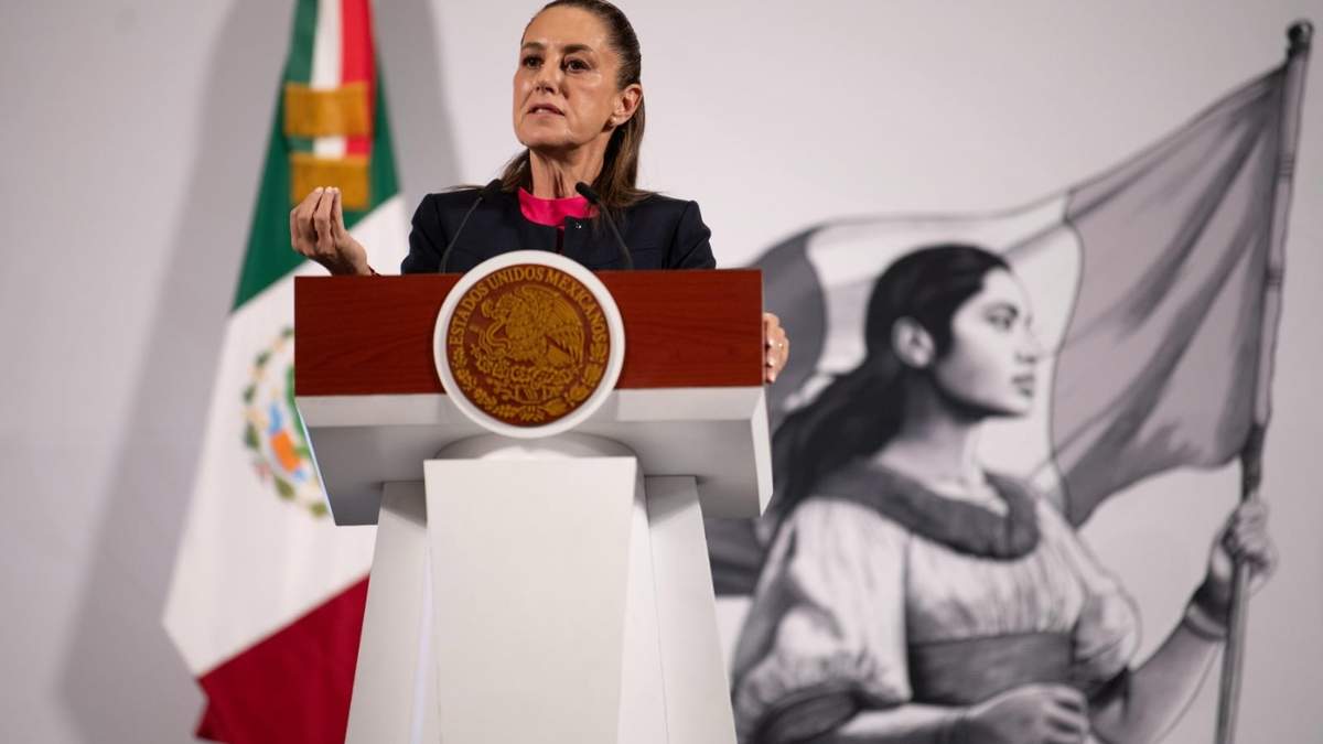 La presidenta Claudia Sheinbaum