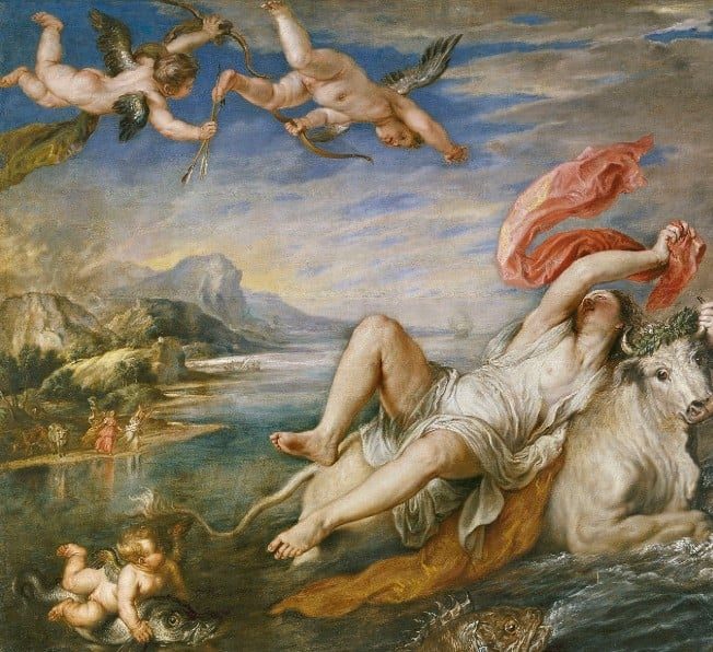 El rapto de Europa Rubens Foto Wikipedia