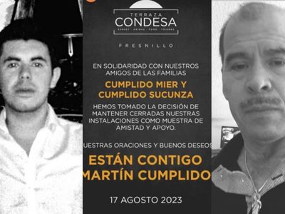 Bares y restaurantes deciden no abrir en la feria de Fresnillo tras asesinato de empresarios