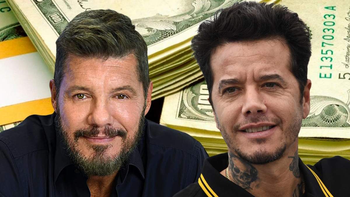 Marcelo Tinelli y Sebastián Ortega. Fuente: (Minuto Neuquén)