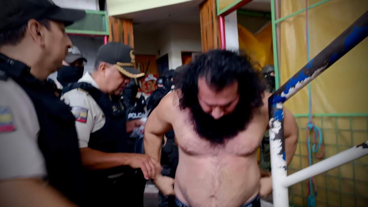 El jefe de Los Choneros, Adolfo Macías Villamar, “Fito”