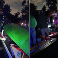 Paseo en trajinera termina mal en Nativitas: Riñen pasajeros y vuelcan al canal