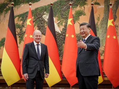 Qué le dijo el canciller de Alemania a Xi Jinping en su visita a China
