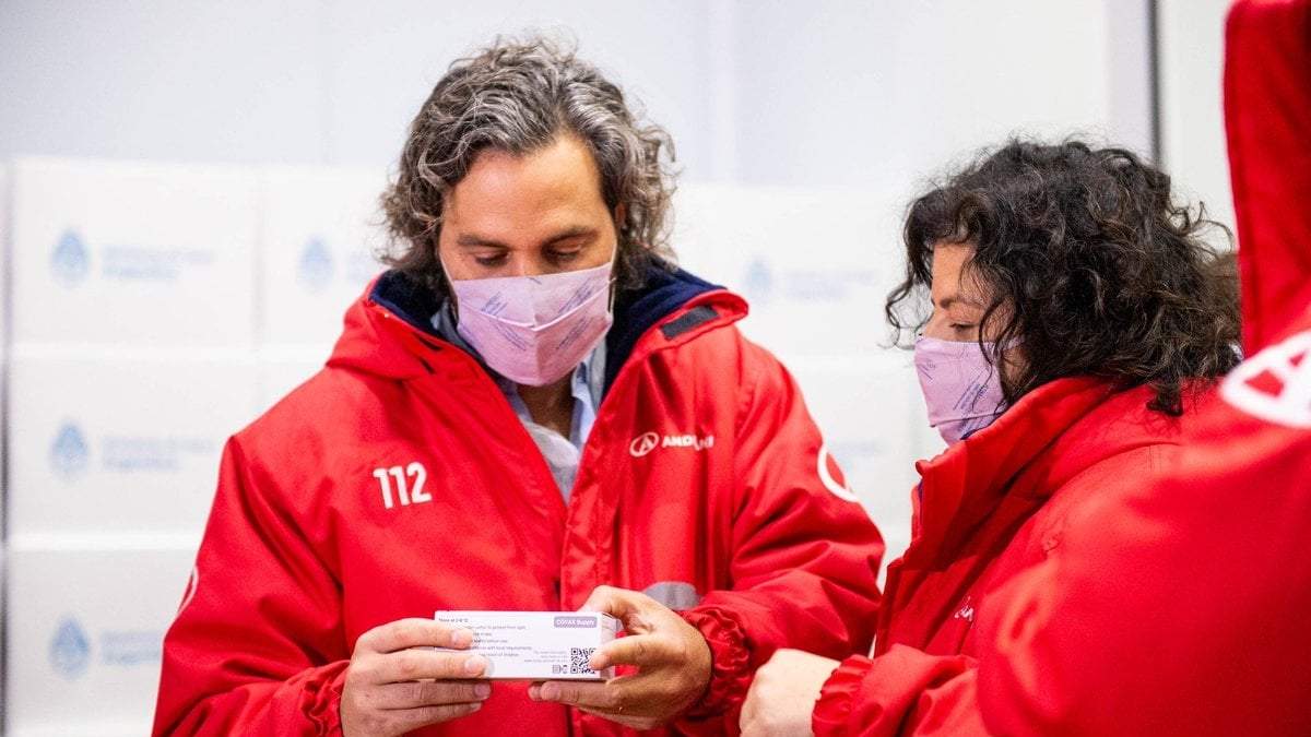 Santiago Cafiero y Carla Vizzotti. Fuente: (Twitter)
