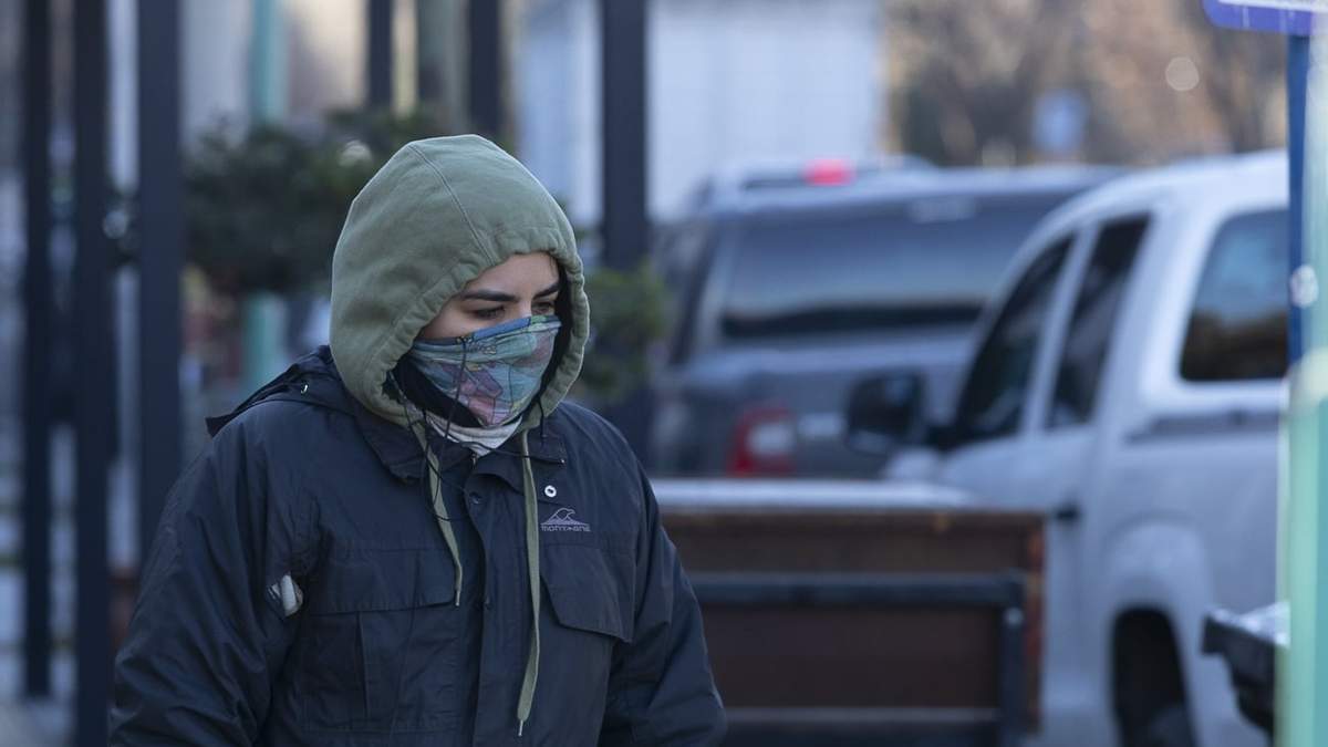 Nueva ola polar de frio en Neuquén. Fuente: (Emiliano Ortiz)