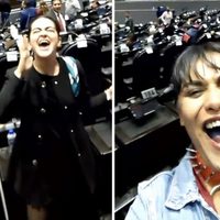 Tunden a María Clemente García y Andrea Chávez por celebrar así la aprobación de la Ley de Ingresos