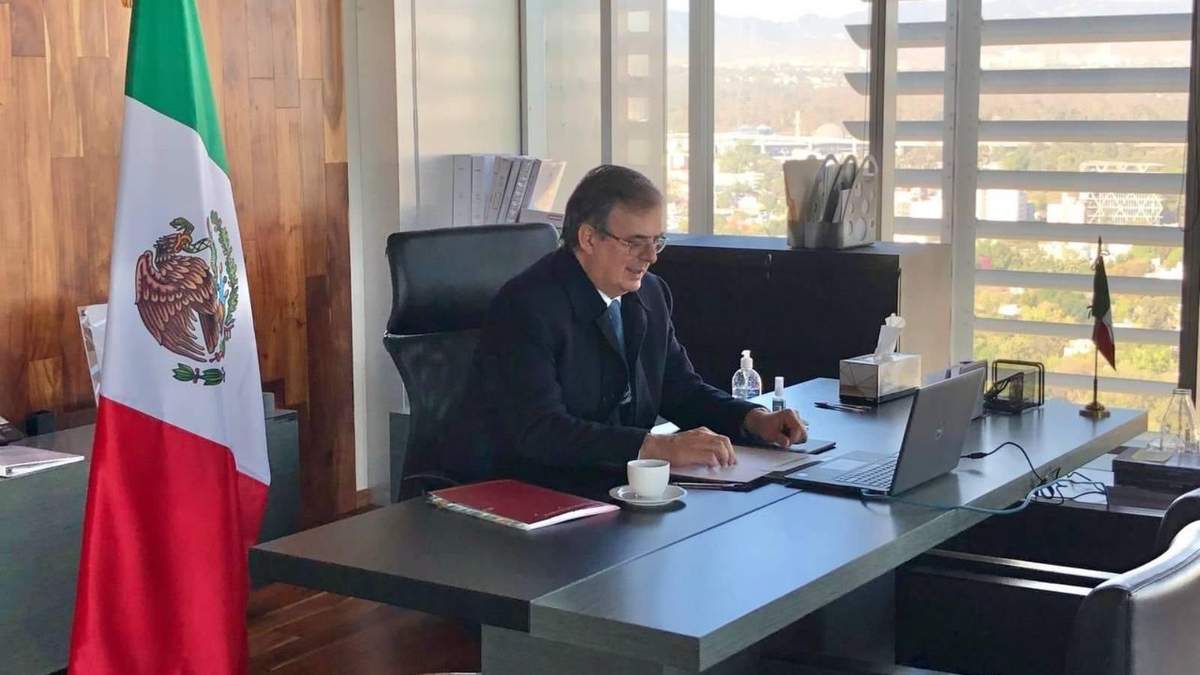 El canciller Marcelo Ebrard