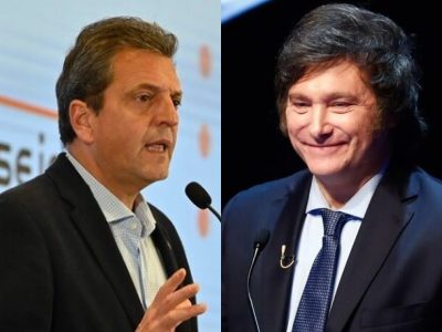 Javier Milei y Sergio Massa van a segunda vuelta en Argentina