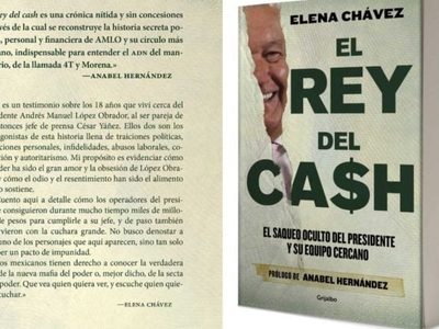 Dedican libro a AMLO: “El rey del cash, El saqueo oculto del presidente y su equipo más cercano”
