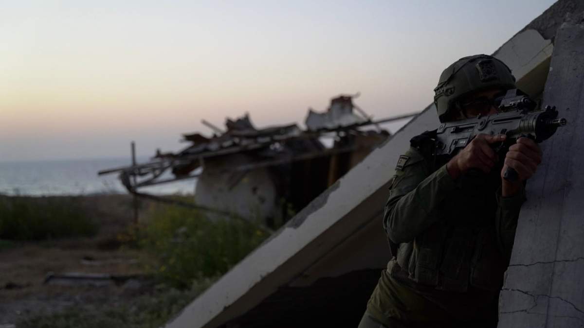 Militares israelíes en la Franja de Gaza