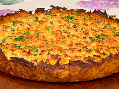 Sin harinas y sin TACC: hacé esta tarta de queso y cebolla que es lo más rico que vas a probar