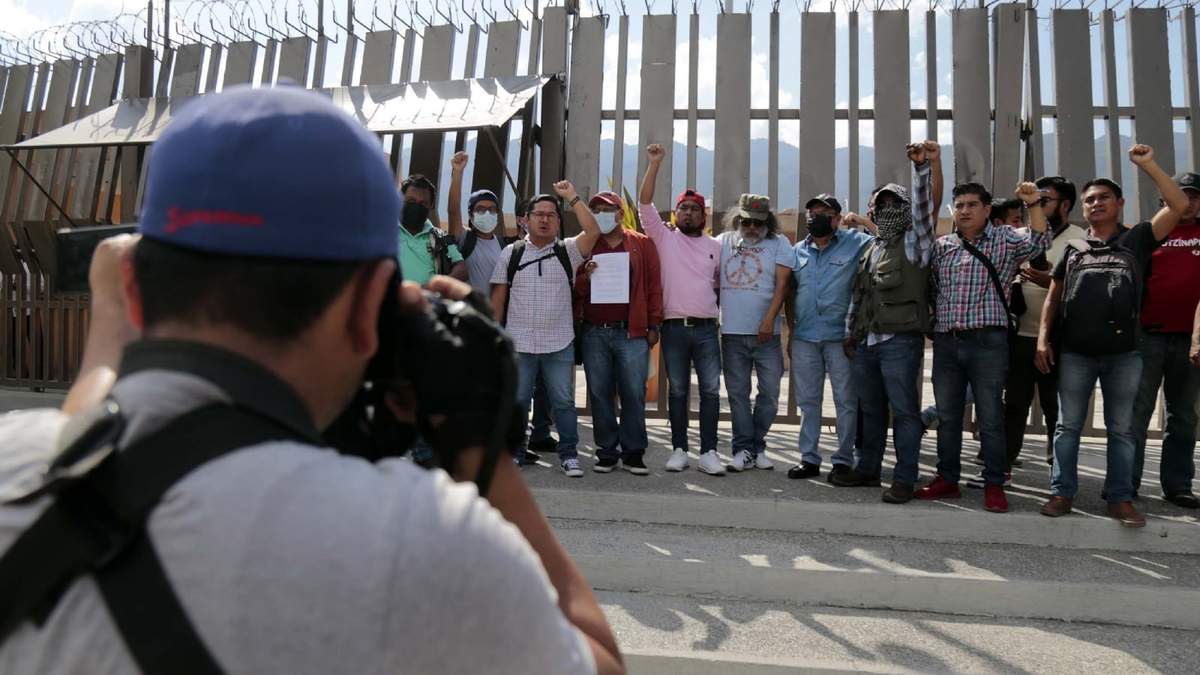 Protesta de periodistas en Guerrero