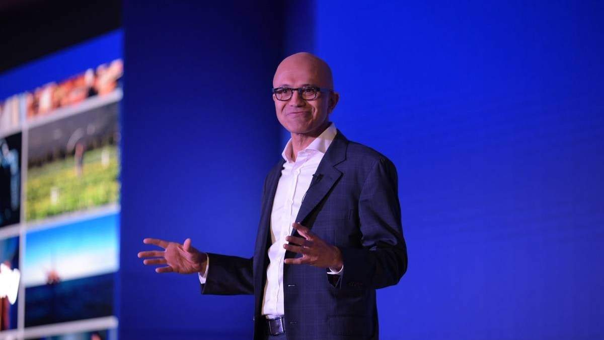 Satya Nadella, CEO de la empresa fundada por Bill Gates