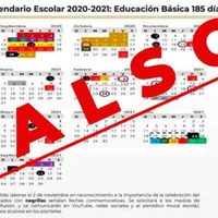 Falso, supuesto calendario escolar que circula entre docentes: SEP