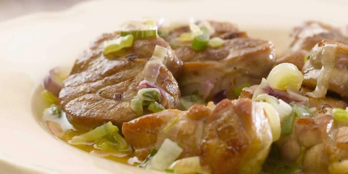 Mollejas al verdeo. Fuente: (Instagram)