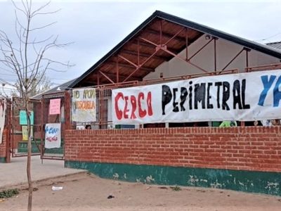 Tras el corte de ruta, finalmente "aparecieron" los equipos de calefacción en la Escuela 59