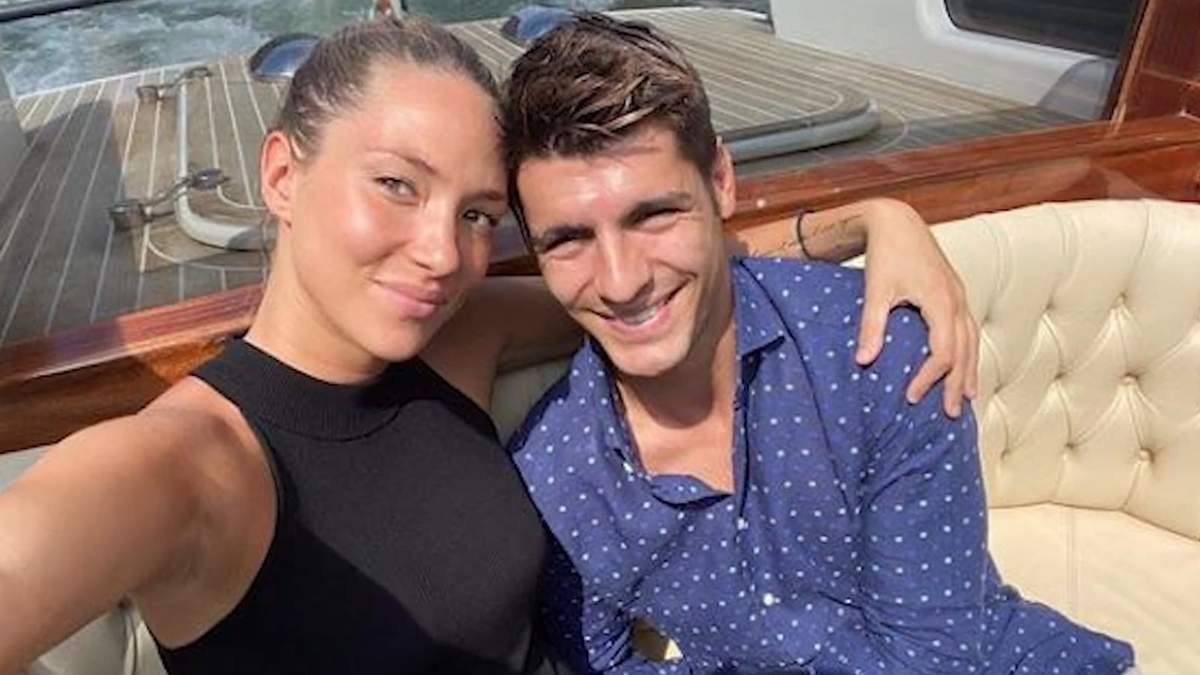 Alice Campello y Álvaro Morata. Fuente: (Instagram)