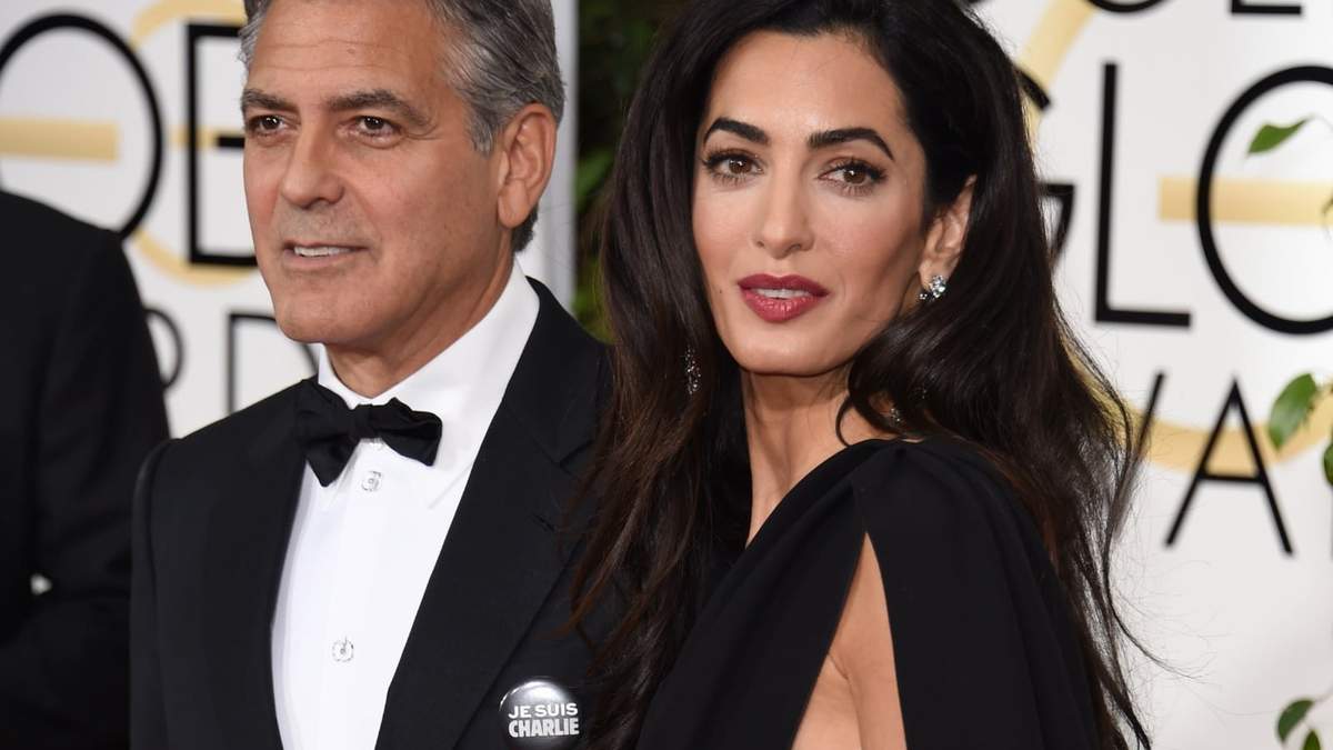 George Clooney y Amal Clooney. Fuente: (Instagram)