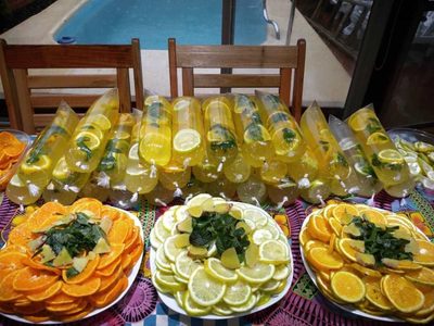 Crean bolsas de hielo saborizado para tomar tereré