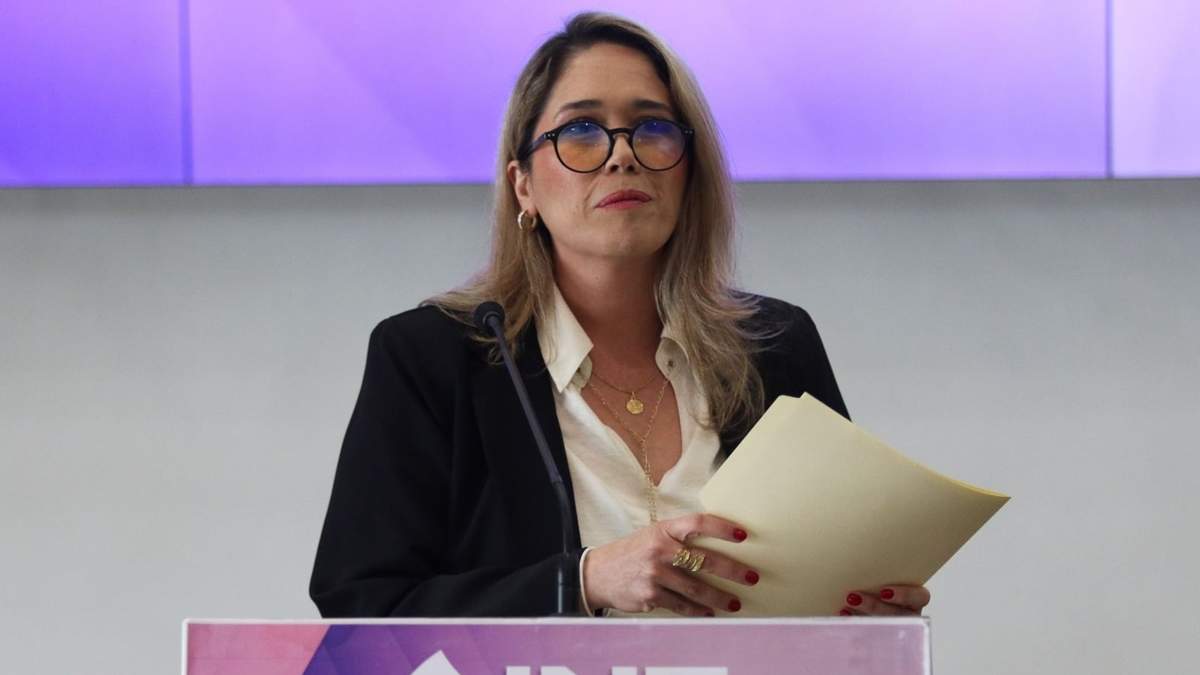 La consejera electoral Frida Gómez Puga