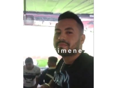 Identifican al sujeto que metió una pistola al Azteca y amenazó con matar americanistas