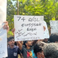 Ahora sí, el presidente de Sri Lanka renunció: envió su dimisión por mail
