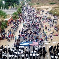 Se registran nuevos enfrentamientos entre migrantes y policías en Guatemala