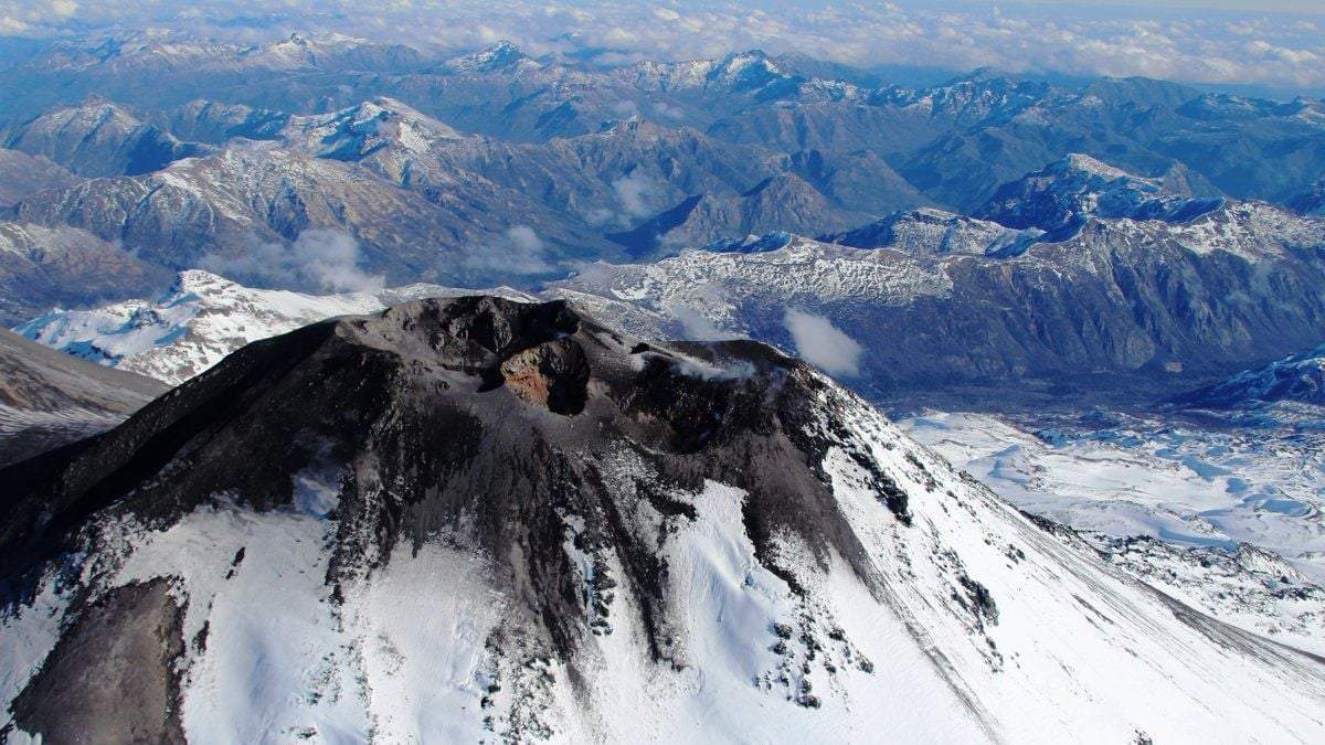 Volcán Nevados de Chillán. Fuente: (Twitter)