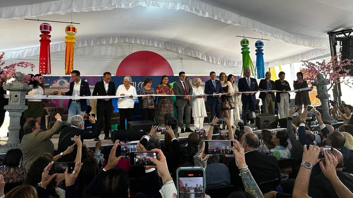 La inauguración de la Feria del Libro de Coyoacán