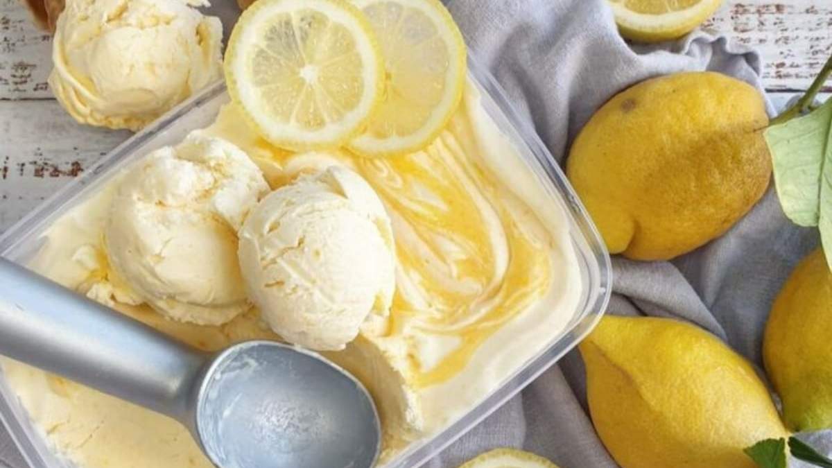 Helado de lemon pie. Fuente: (Instagram).
