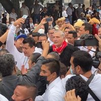 Adán Augusto López pasa del cabildeo sobre la GN a verbena popular en Chiapas (Video)