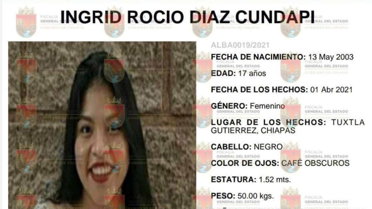 La joven  había sido reportada como desaparecida