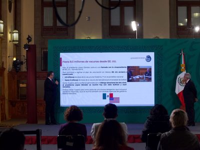 Estados Unidos enviará a México 8.5 millones de dosis de vacunas de Moderna y AstraZeneca: Ebrard